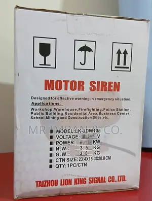Lion King Industrial Motor Siren