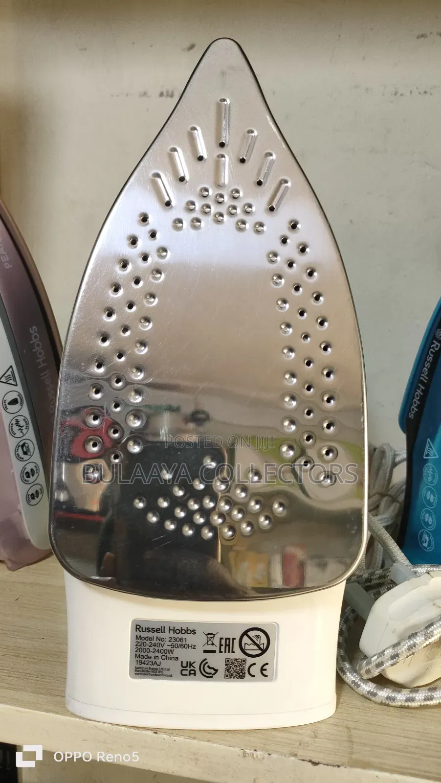 Uk Used Russell Hobbs Supreme Steam Traditional Iron, Model 23061.