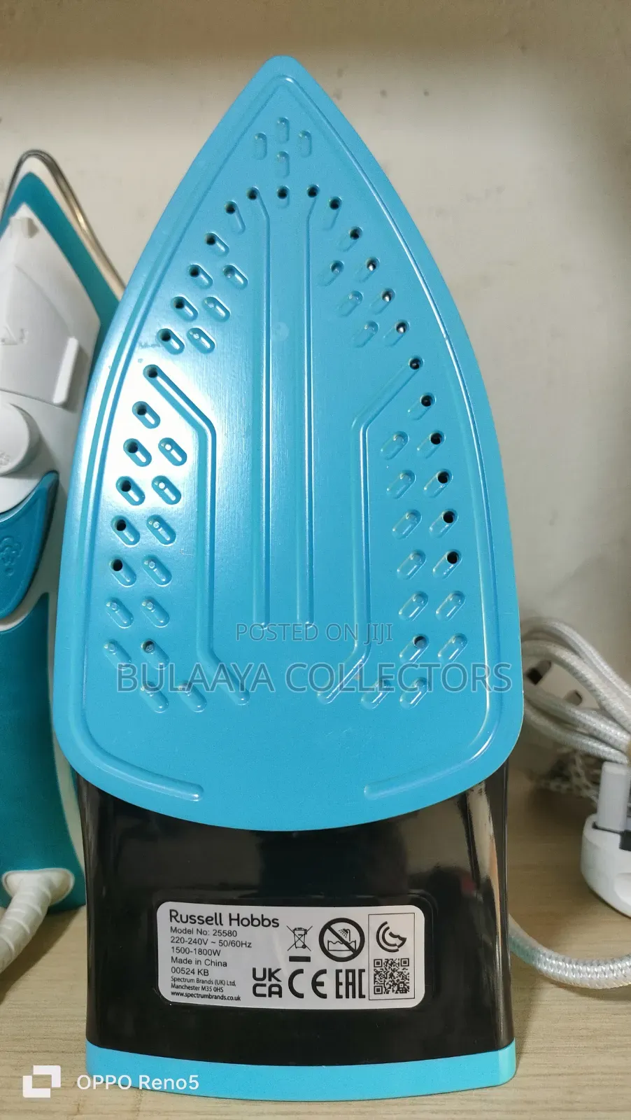 Uk Used Russell Hobbs 1800w My Iron, Model 25580.