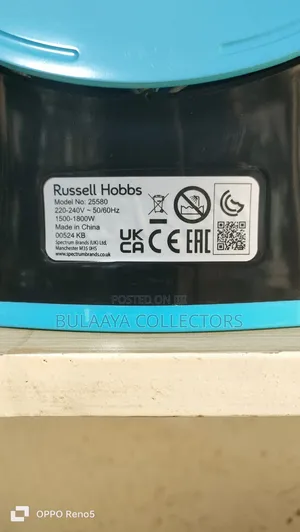 Uk Used Russell Hobbs 1800w My Iron, Model 25580.