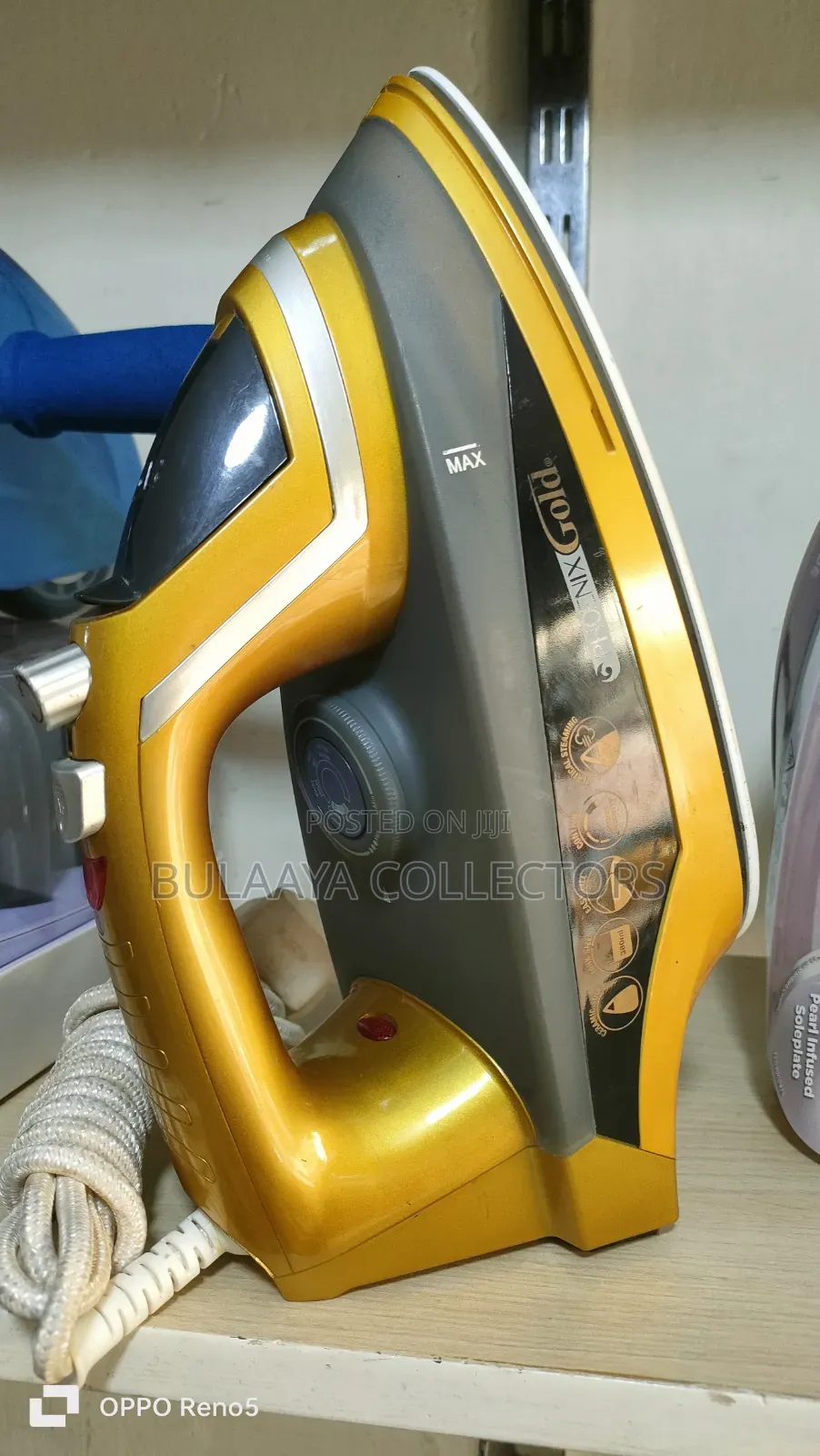 Uk Used JML Phoenix Gold Steam Iron, 2200w.