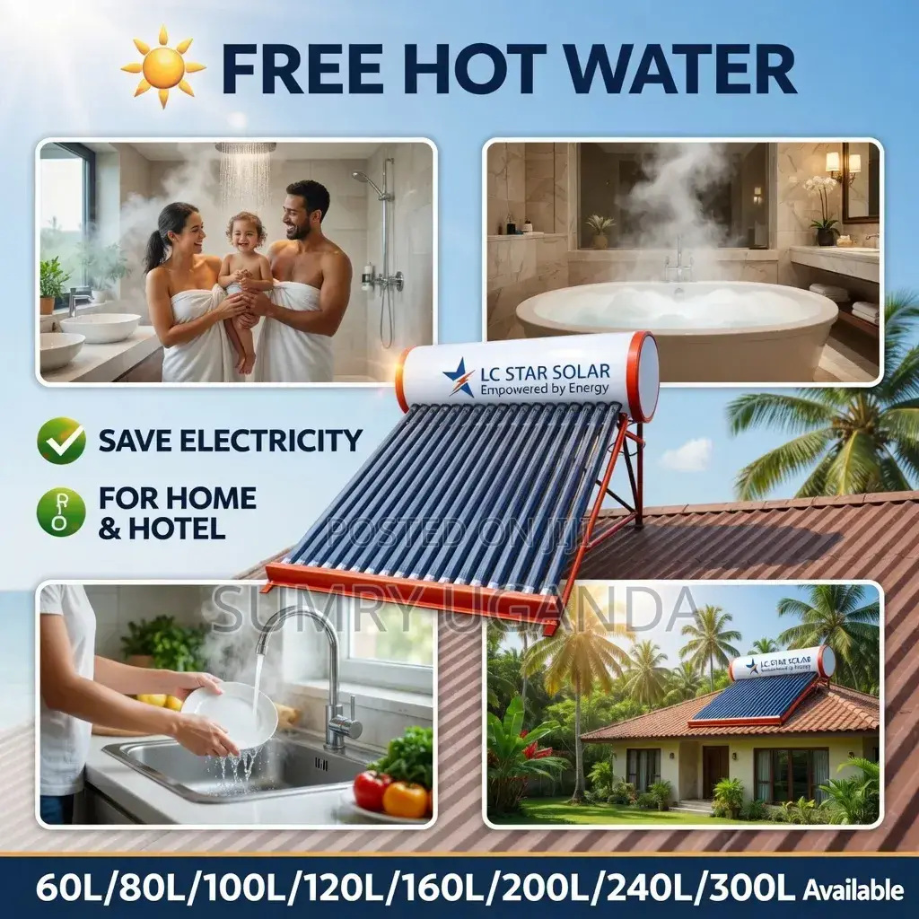 Lc Star Solar Water Heater – Durable, High Pressure, Fast Heating