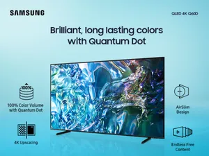 Samsung 65" Q60d Qled Smart Tv -Quantum Dot, Upscaling