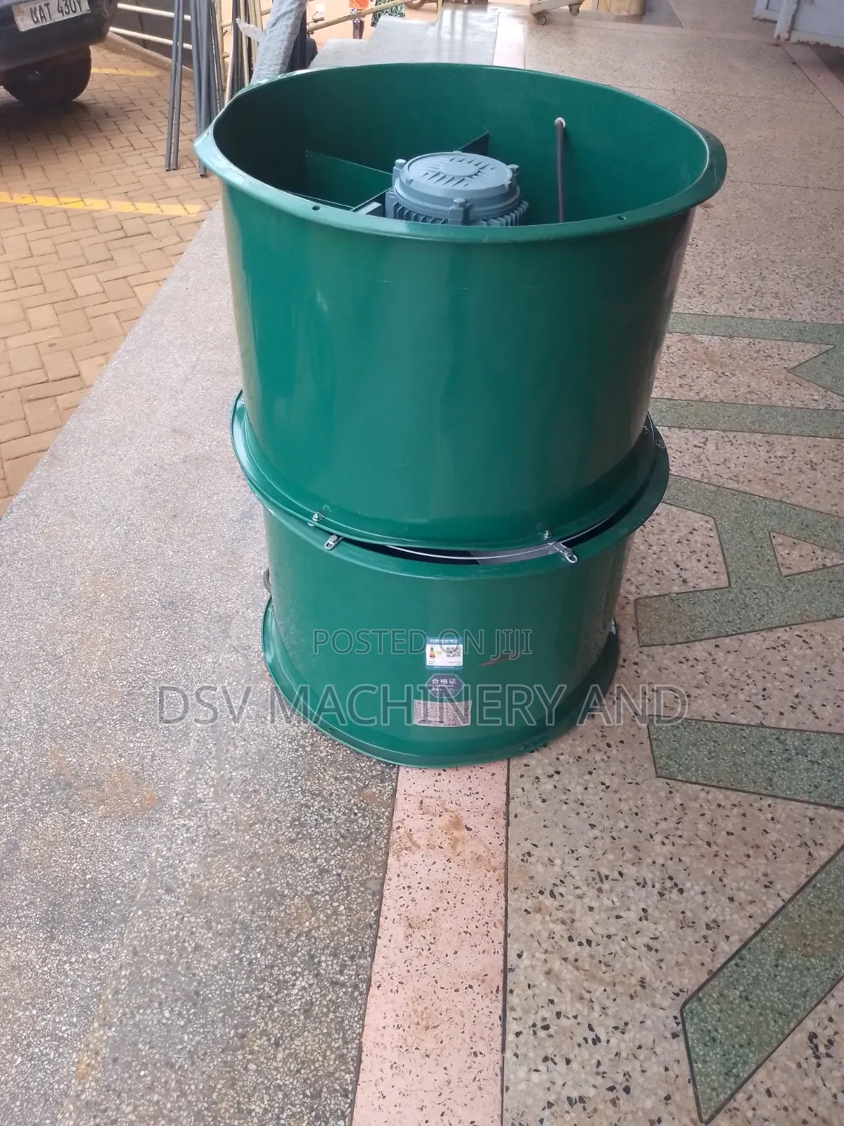 3kw 26" 660mm 380v 3 Phase 2800rpm High Speed 22000m3/Hr Extract Fan