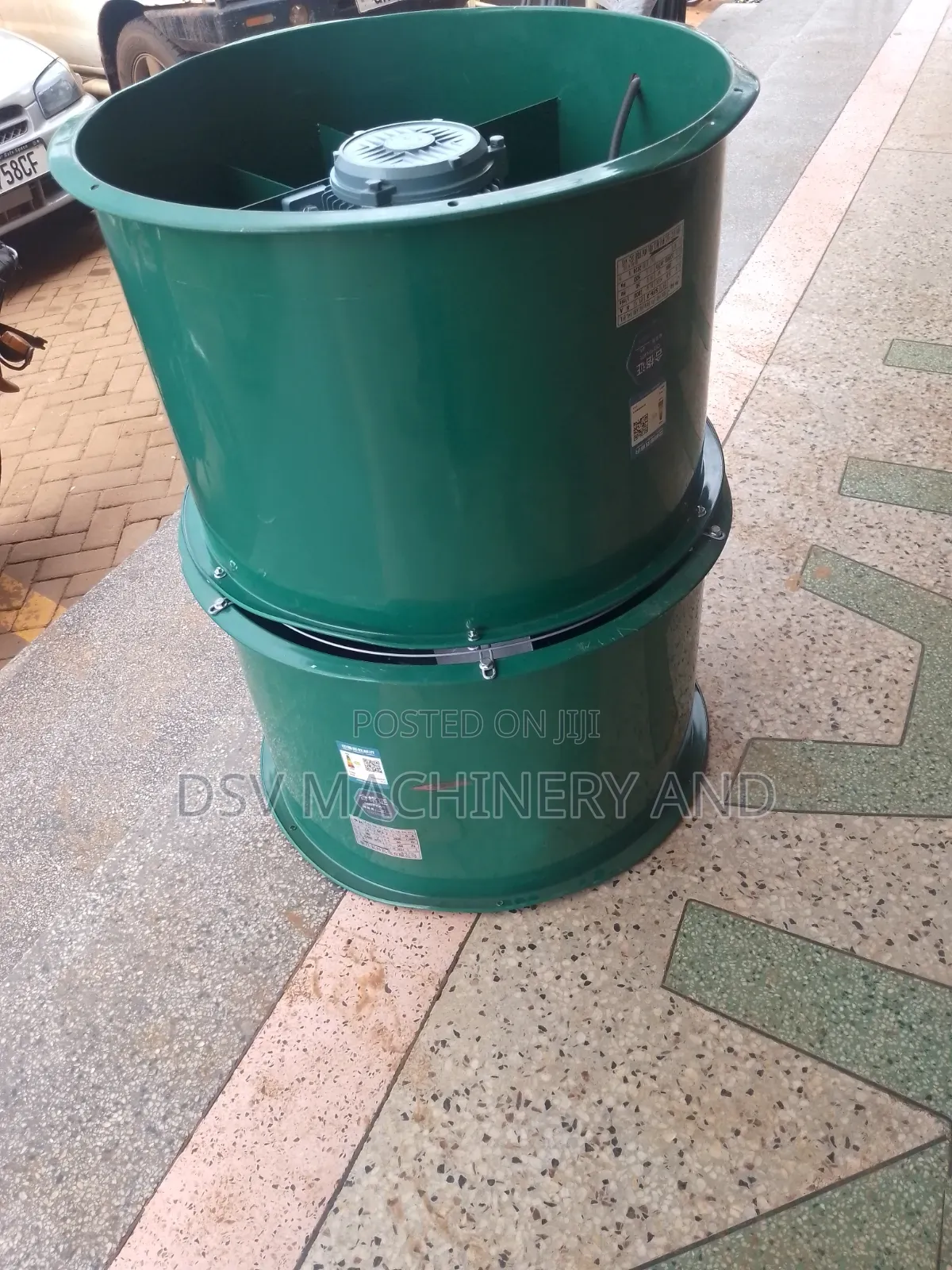 3kw 26" 660mm 380v 3 Phase 2800rpm High Speed 22000m3/Hr Extract Fan