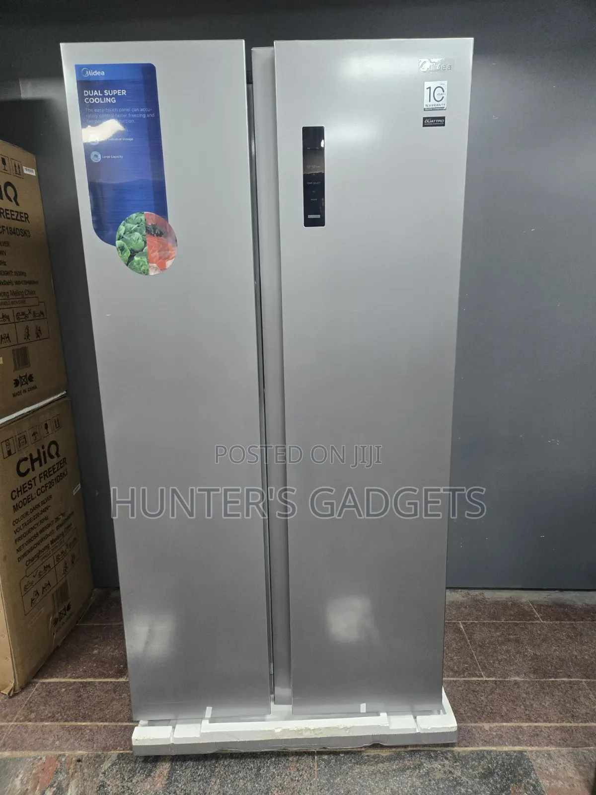 Chiq Side by Side Refrigerator Brand New Frost Free 710 Litres
