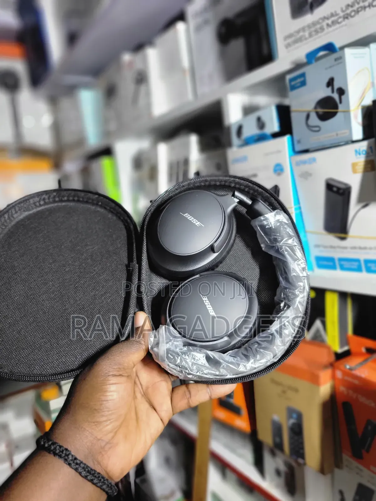 Bose Quietcomfort Ultra Over-Ear Noise Cancelling Headphones.