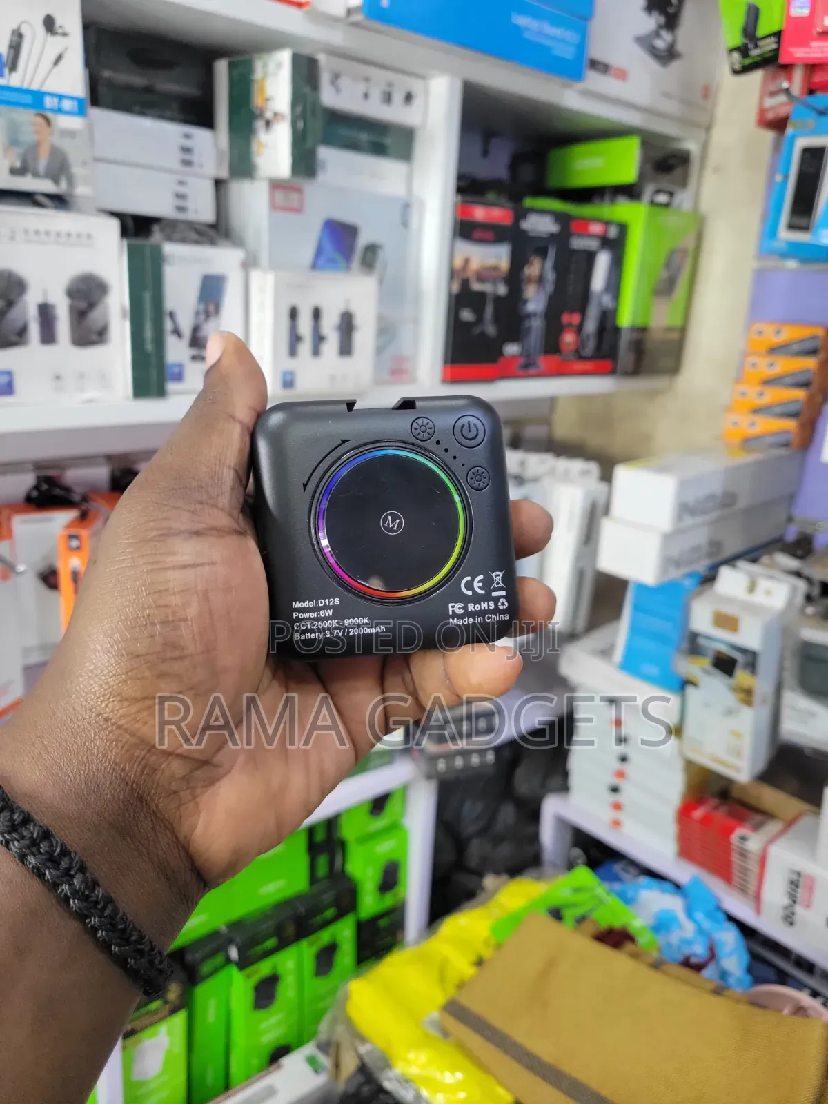 D12s Portable RGB Led Video Light Used for Photography and Filmmaking
