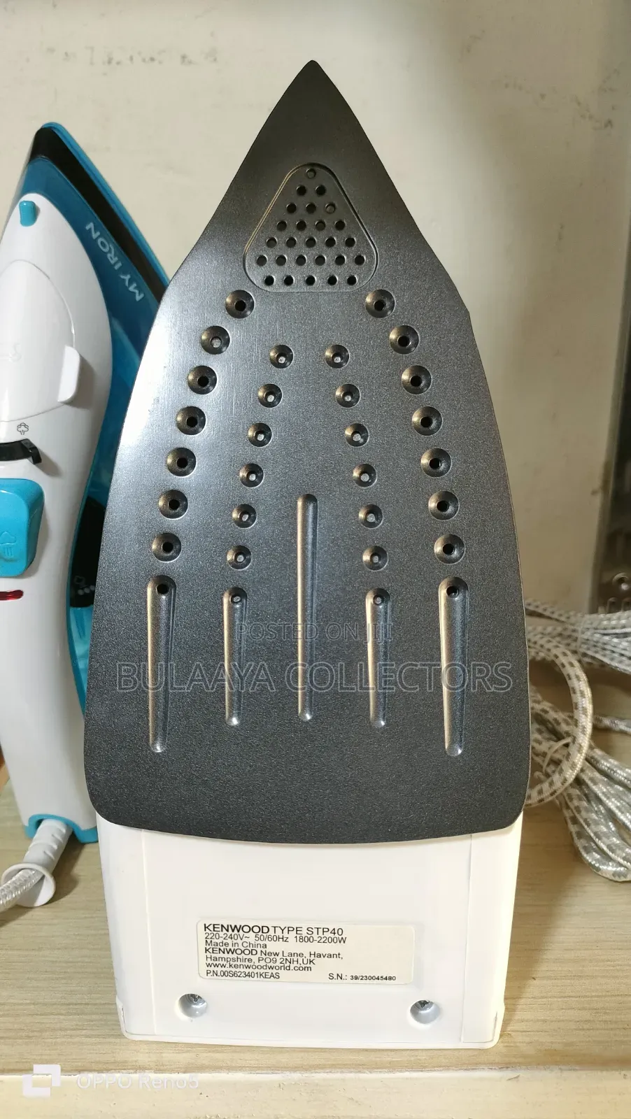 Original Kenwood Stp40.000wp 2200w Steam Iron, Uk Mkt.