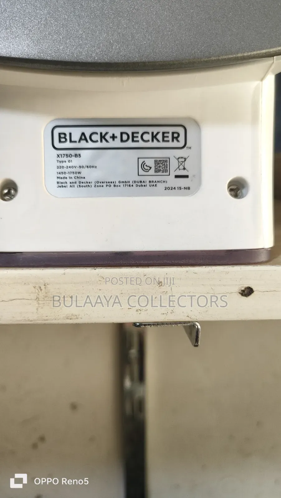 Original Black+Decker 1750w Steam Iron, Model X1750-B5, Uk Mkt.