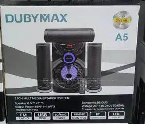 Duby Max A5 3.1 Channel Multimedia Speaker