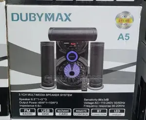 Duby Max A5 3.1 Channel Multimedia Speaker