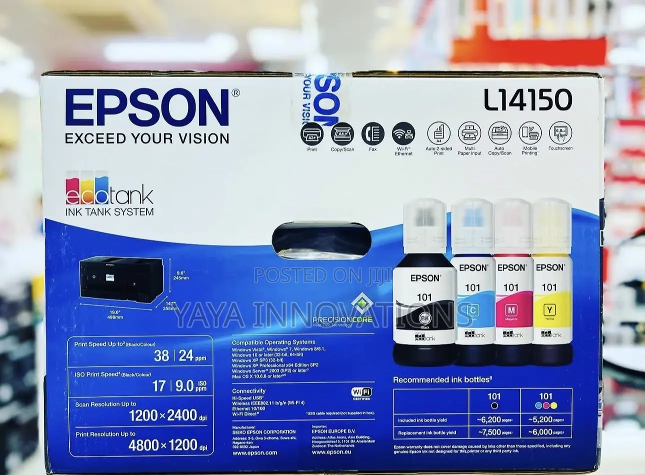 Epson Ecotank Printer L14150 Wireless