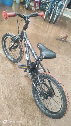 Uk Used Black Apollo Urchin Children's Bicycle, 16 Inches, 4-8yrs.