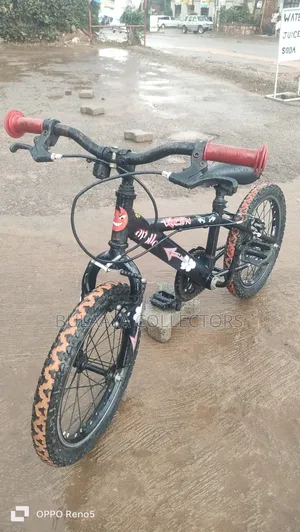 Uk Used Black Apollo Urchin Children's Bicycle, 16 Inches, 4-8yrs.
