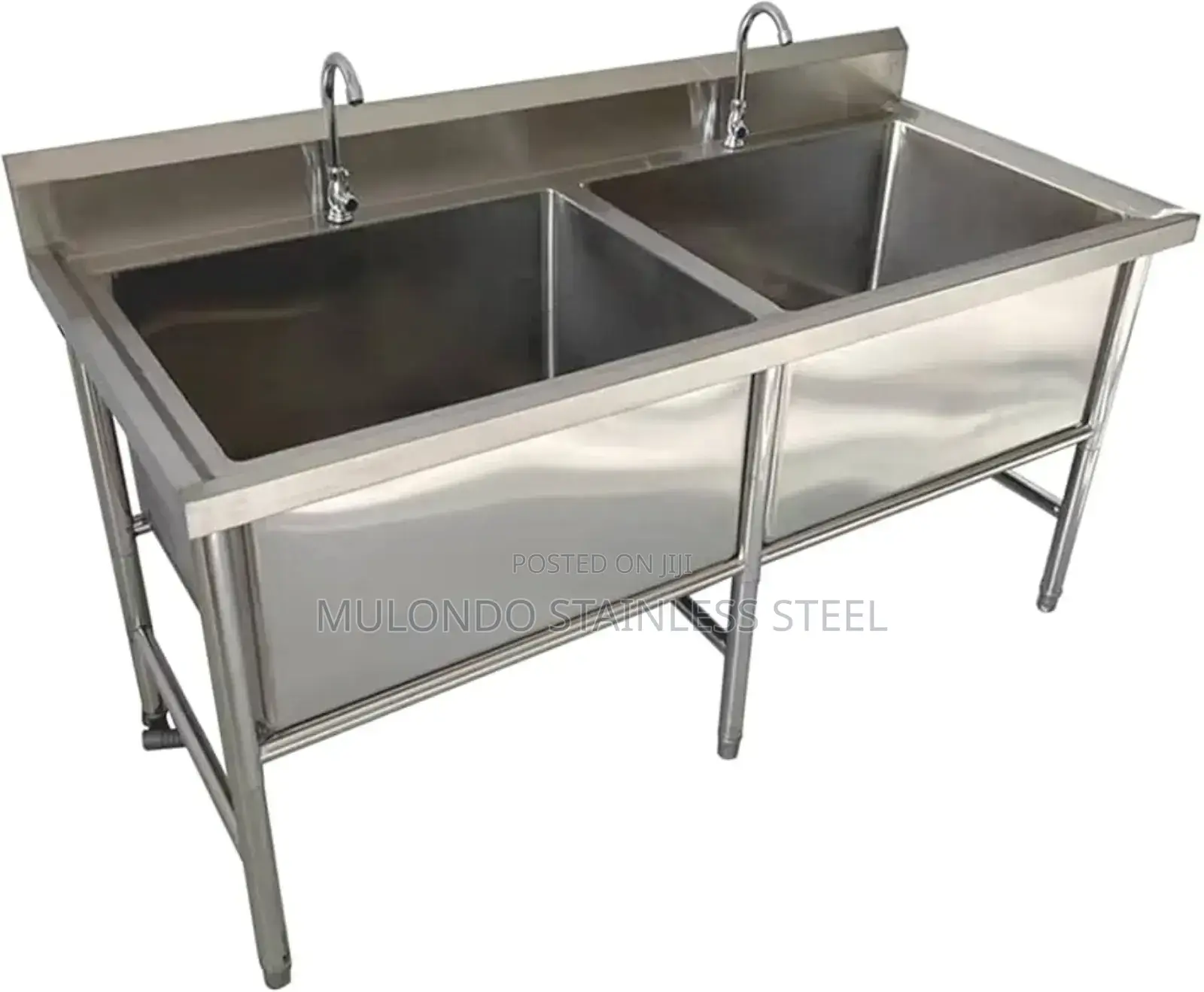 Commercial Stainless Steel Double Sink