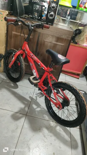Uk Used Red Apollo 16 Inches Children's Bicycle, 4-8 Years.