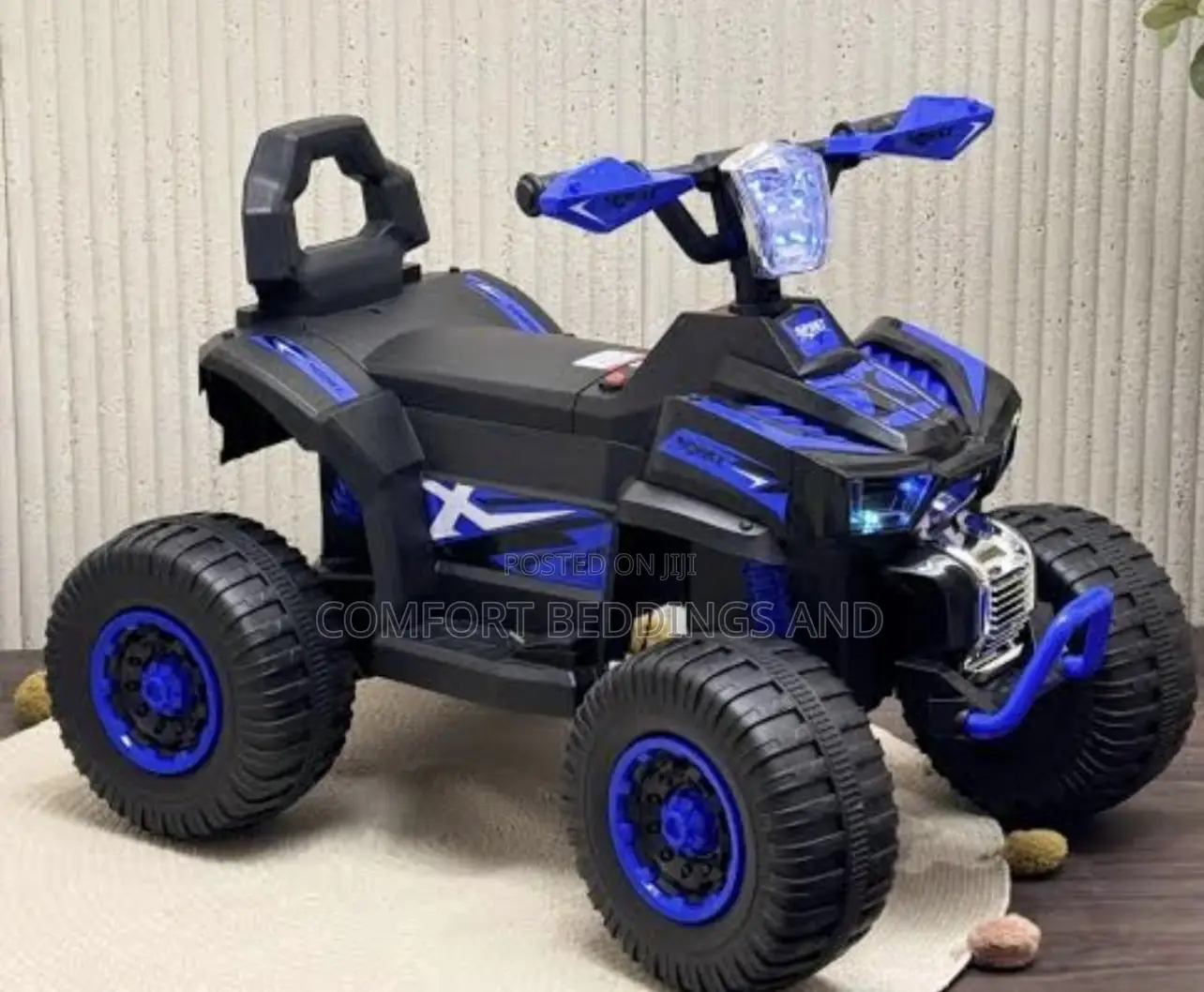 Rechargeable Horn Motorcycle Blue
