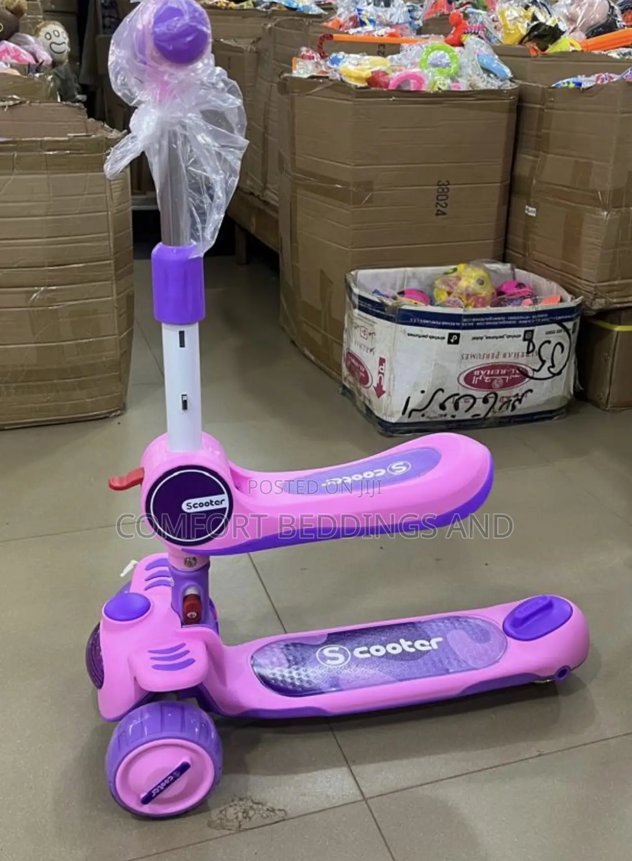 Kids Scooter Purple 4 to 12 Years