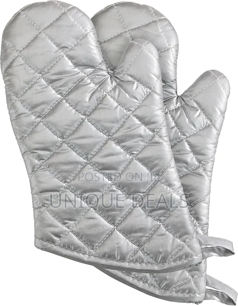 Oven Mitts 1 Pair of Cloth Heat Resistant Kitchen Oven Gloves