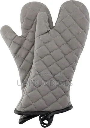 Oven Mitts 1 Pair of Cloth Heat Resistant Kitchen Oven Gloves