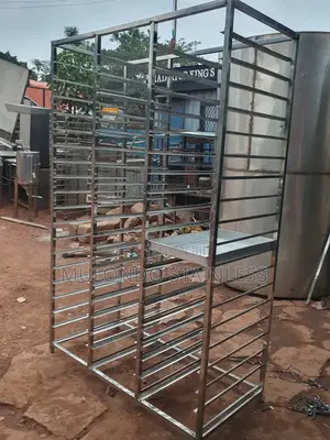 Commercial Stainless Serving Tray Trolley