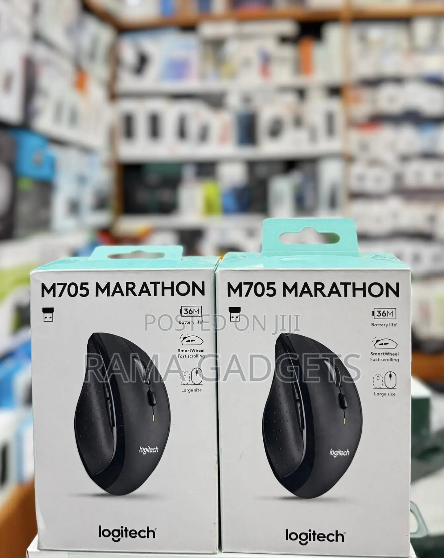 Logitech M705 Marathon Wireless Mouse.