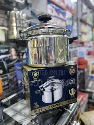 Kaisavilla 9l Aluminum Pressure Cooker – Gas Charcoal Compatible