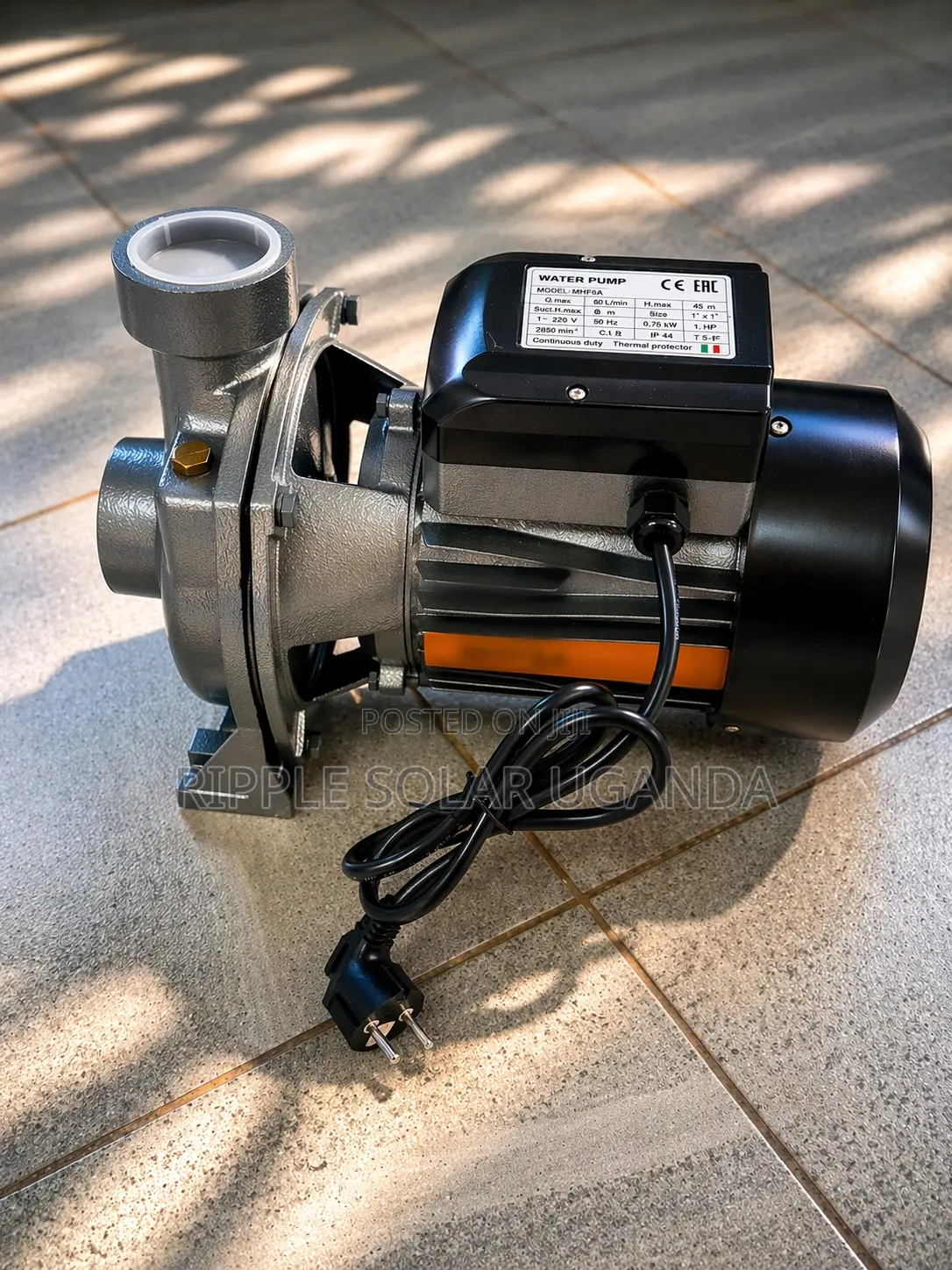 3hp Ac Surface Water Pump 16.5m Head 3 Inch High Flow Kampala