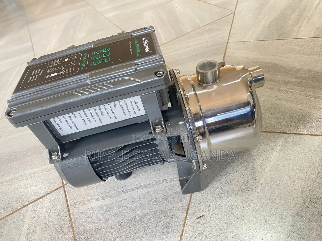 750w Solar Surface Water Pump 45m Head High Pressure Kampala