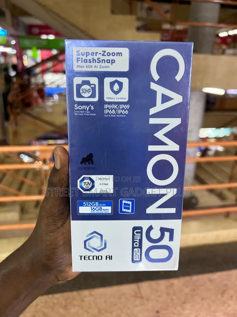 New Tecno Camon 50 Ultra 512 GB Black