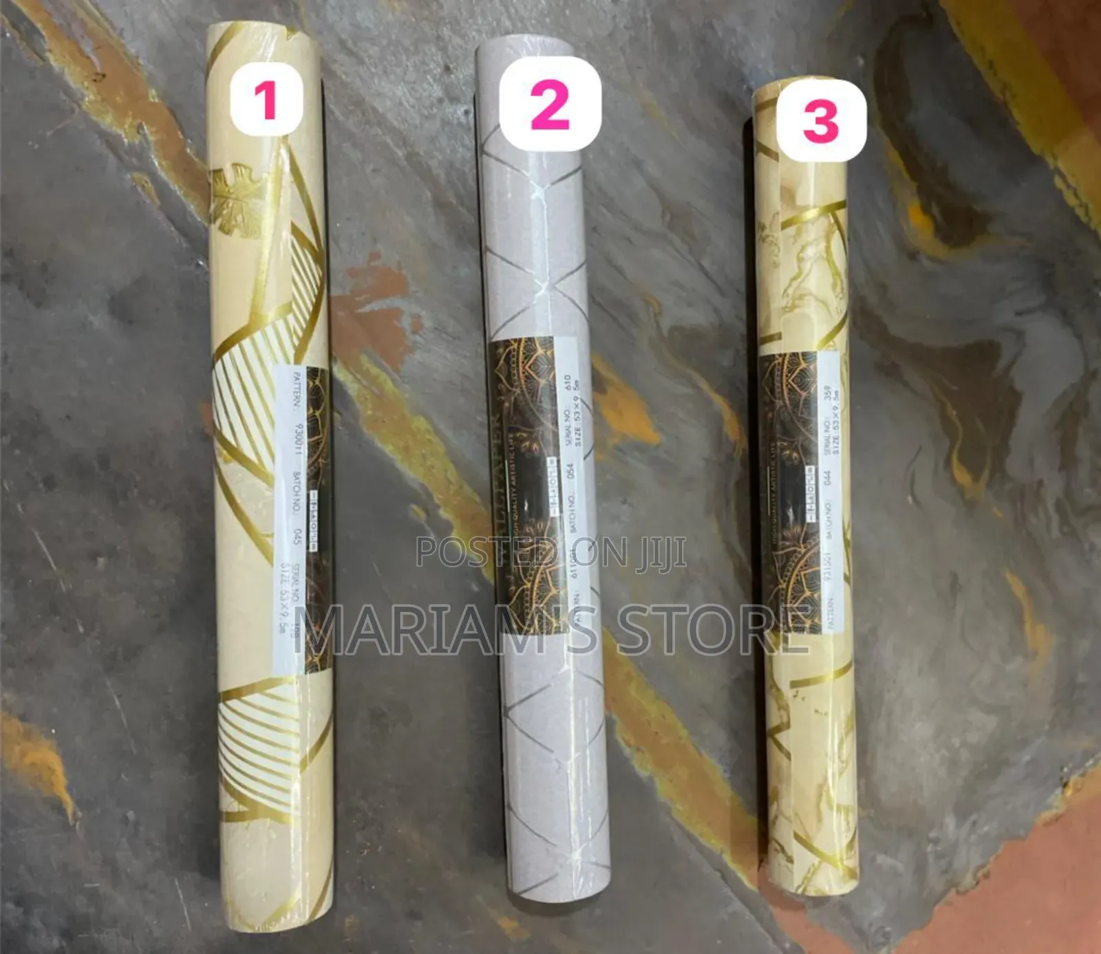 Decorative Wallpaper Rolls Designed For Home Interior Decorating.
