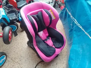 Juniors Pink and Black Car Seat