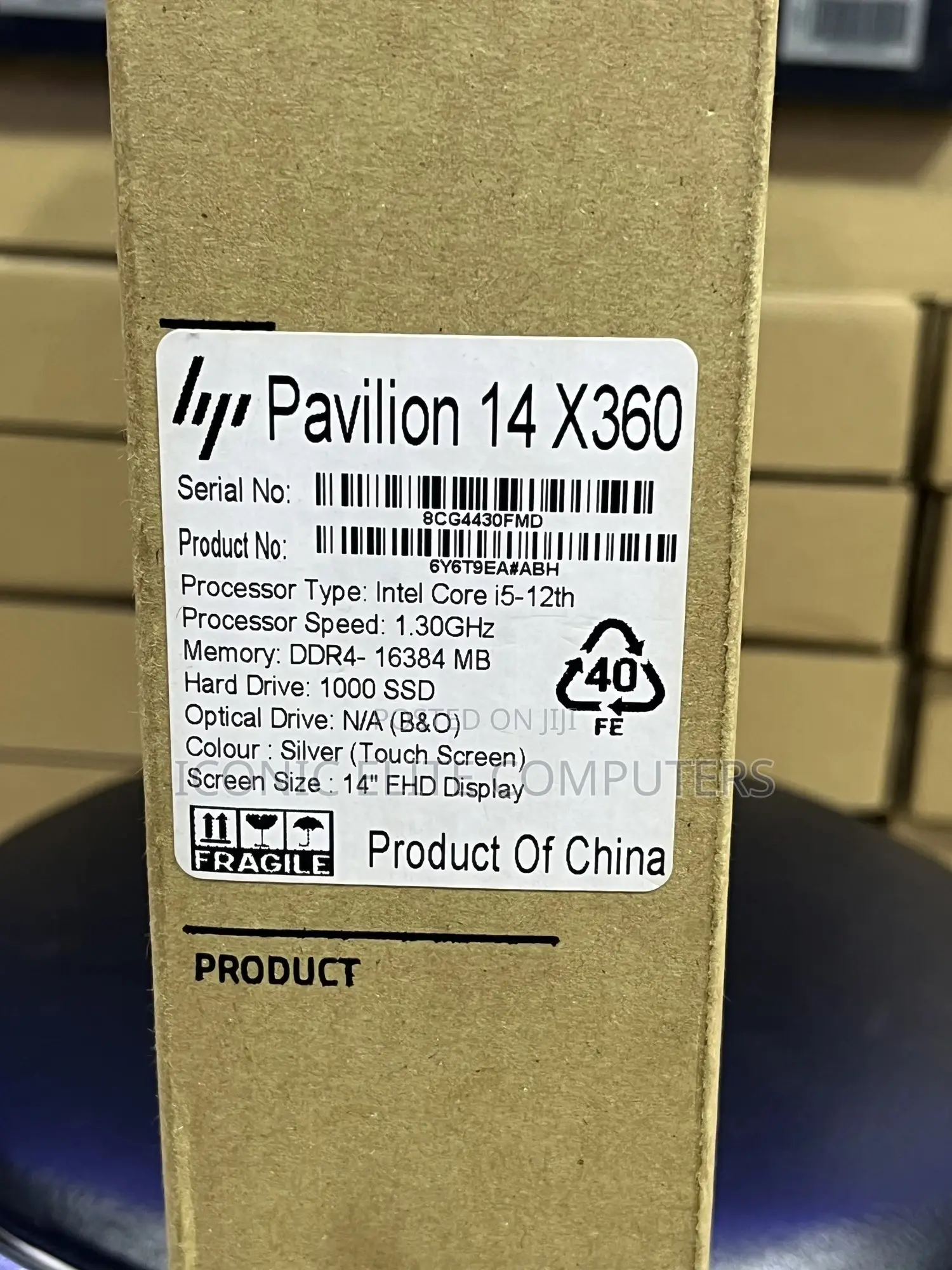 New Laptop HP Pavilion 14 x360 2-in-1 16GB Intel Core i5 SSD 1T