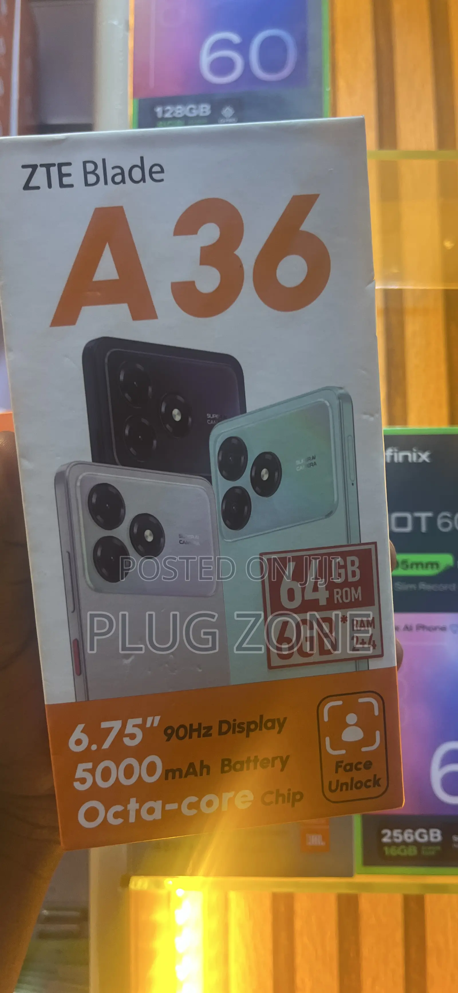 New ZTE Blade A36 64 GB Black