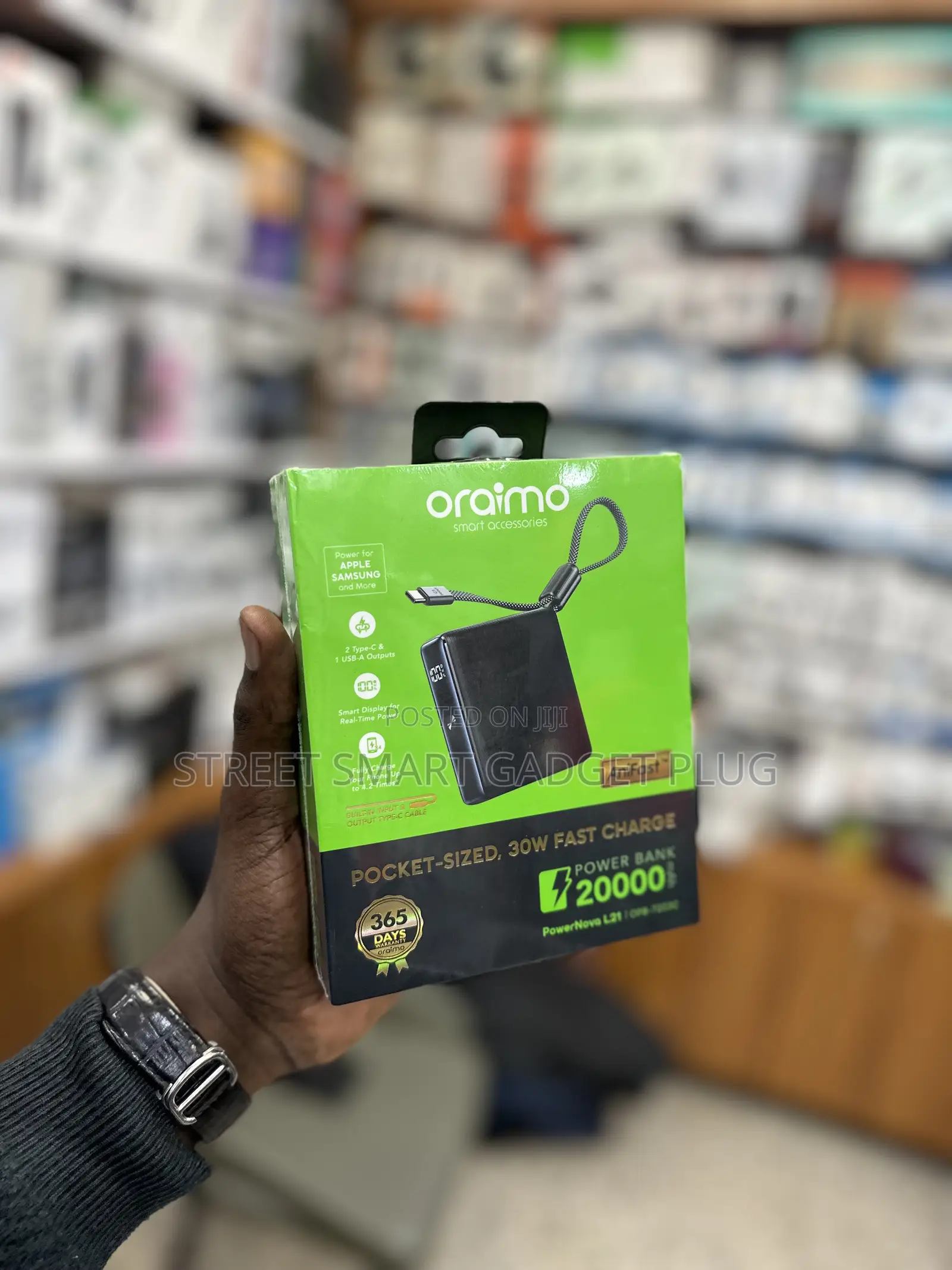 Oraimo Power Nova L21 Pocket-Sized 20,000mah Power Bank