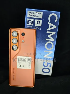 New Tecno Camon 50 256 GB Orange