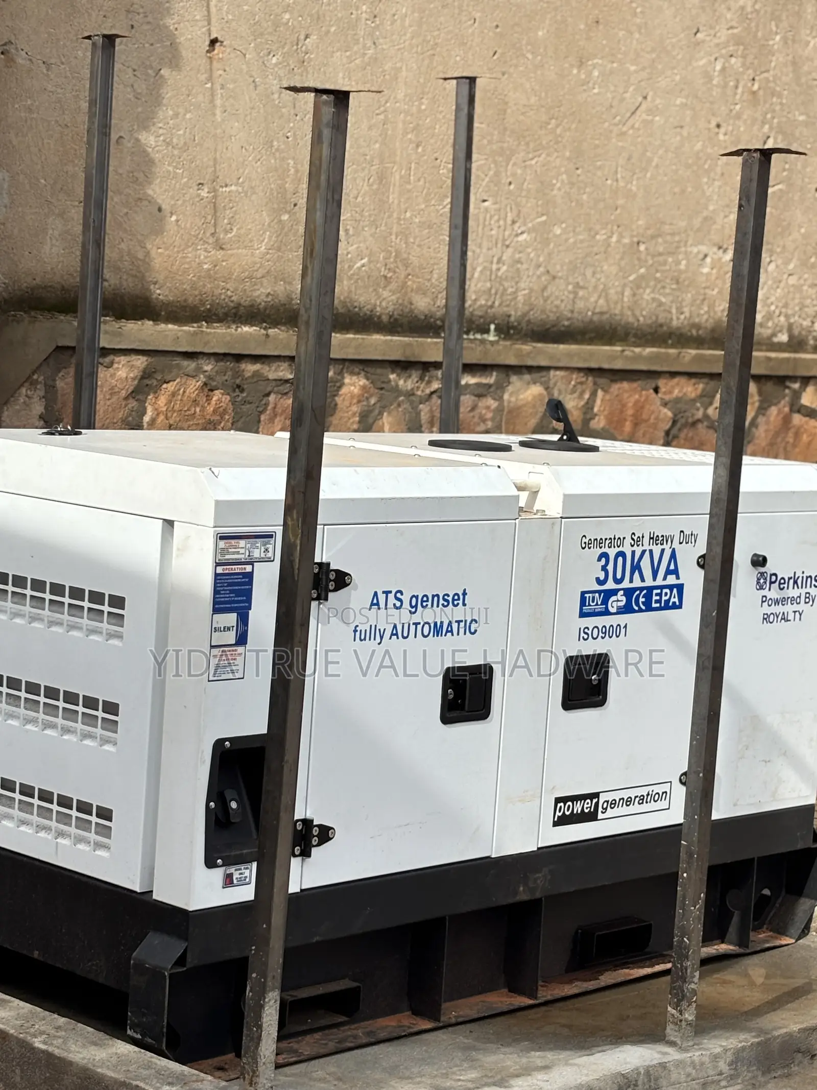 Perkins Generator 30 Kva