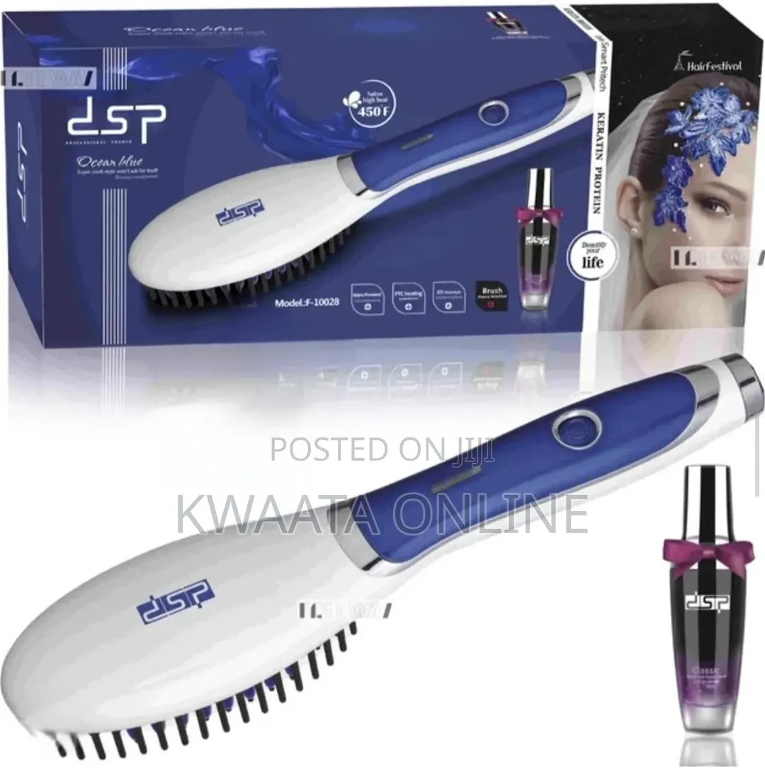 DSP-10028 - Electric Hair Comb Dryer Fast Hair Straightener