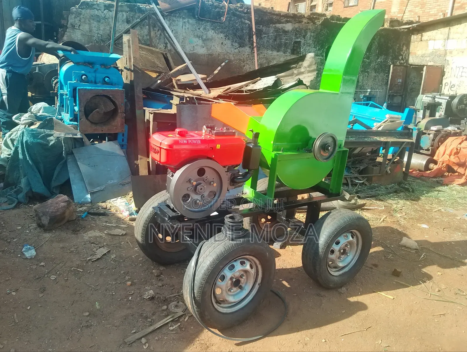 Diesel Silage Chopper Machine Big Size