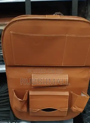 Leather Car Backseat Organizer