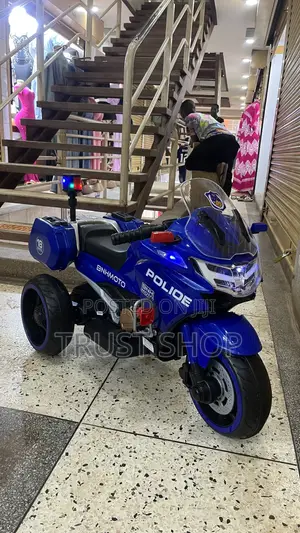 Blue Police Bike 2 to 6years