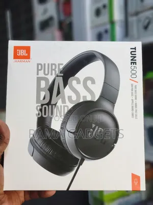 JBL Tune 500 Wired on-Ear Headphones.