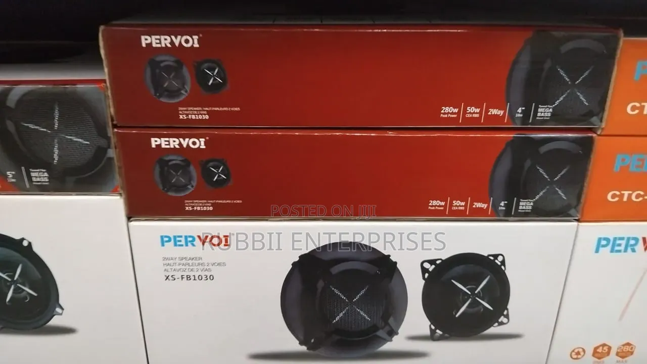 Pervoi Xs-Fb1030 4-Inch 2-Way Car Speakers