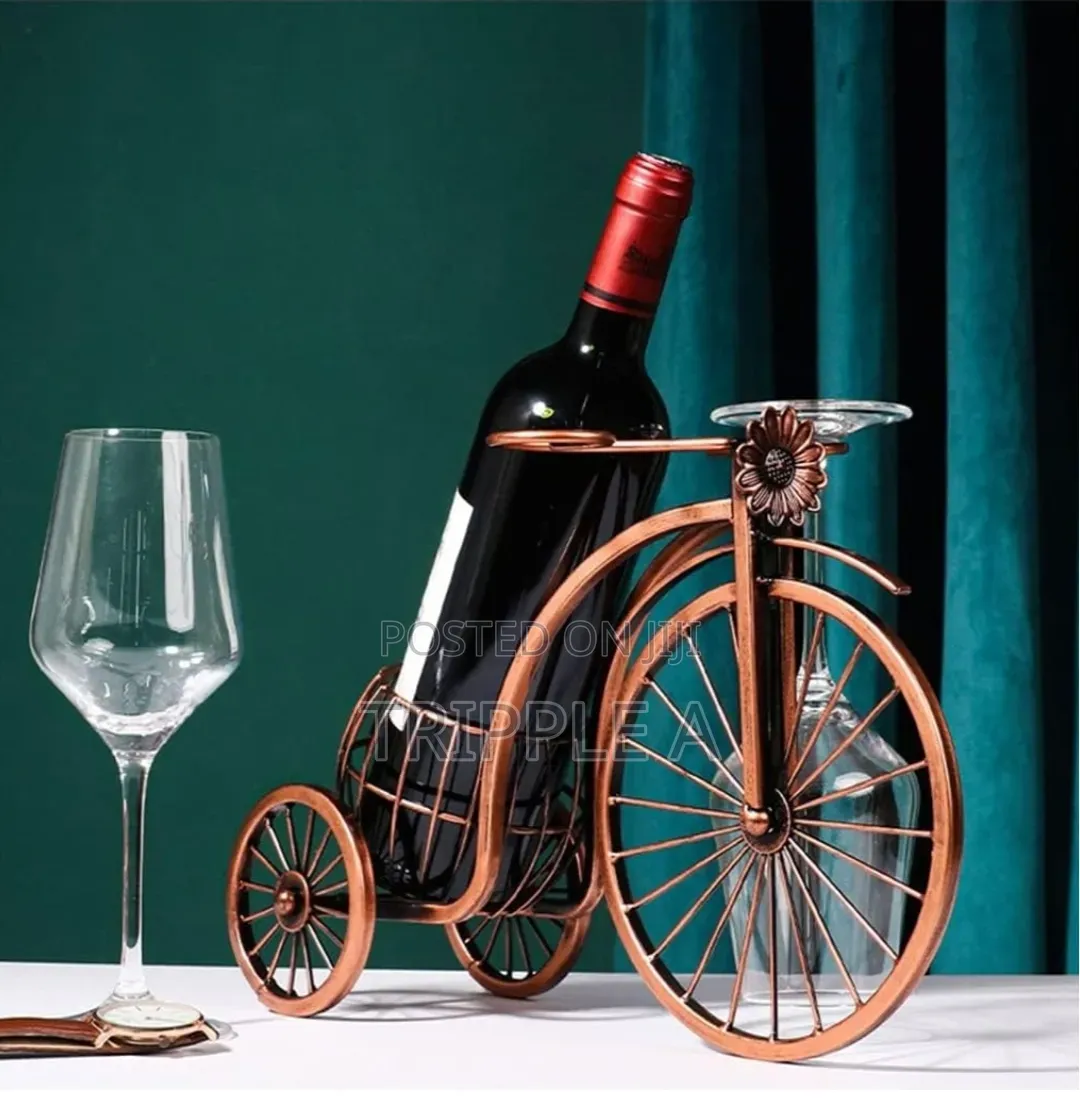 Vintage Metal Bicycle With Rack