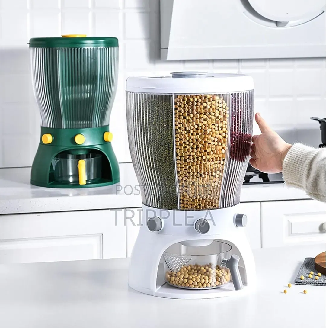Multifunction Cereal Storage Rotating Barrel