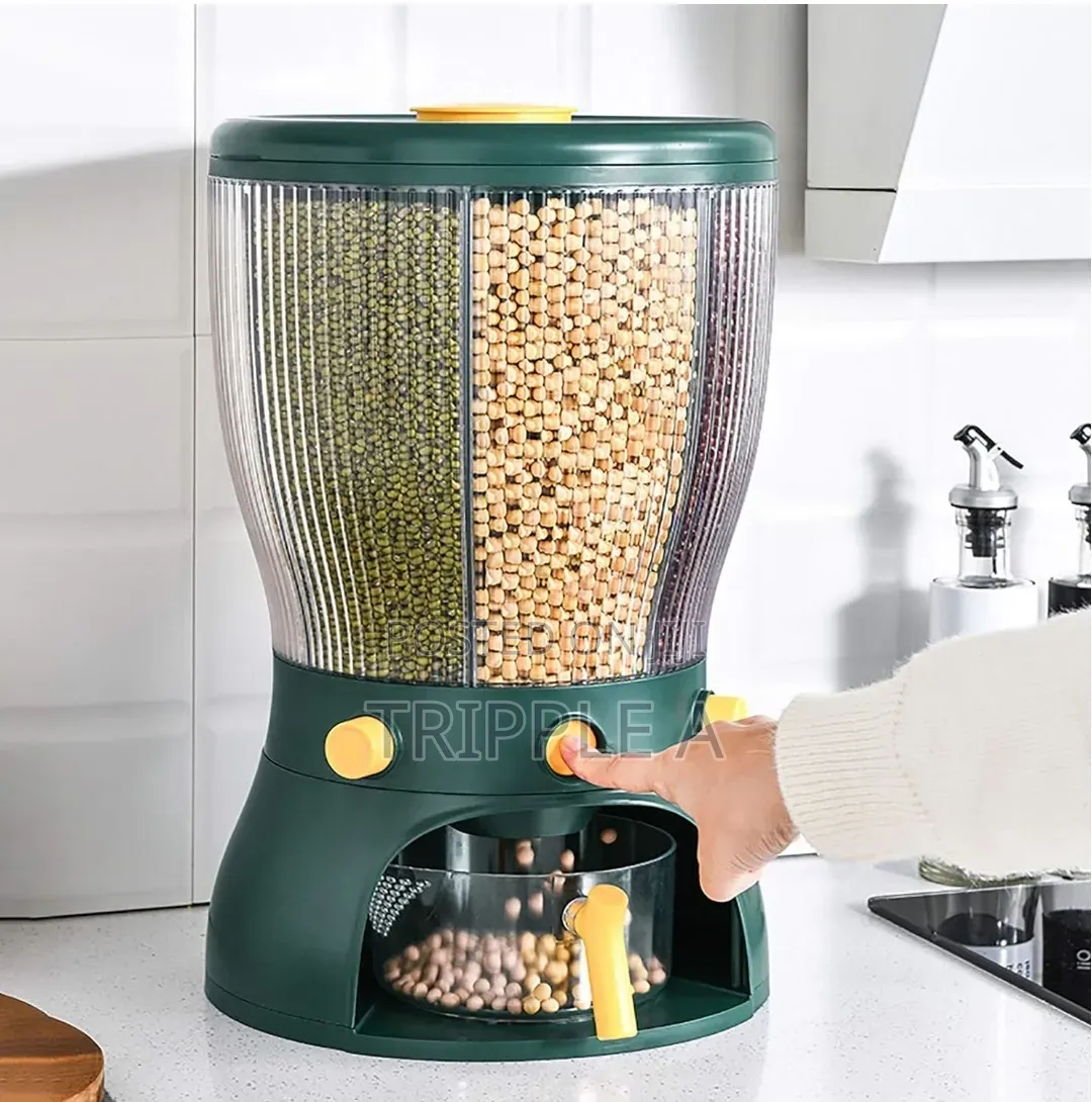 Multifunction Cereal Storage Rotating Barrel