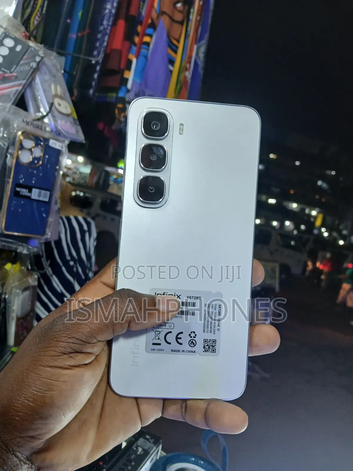 New Infinix Hot 60i 128 GB Silver