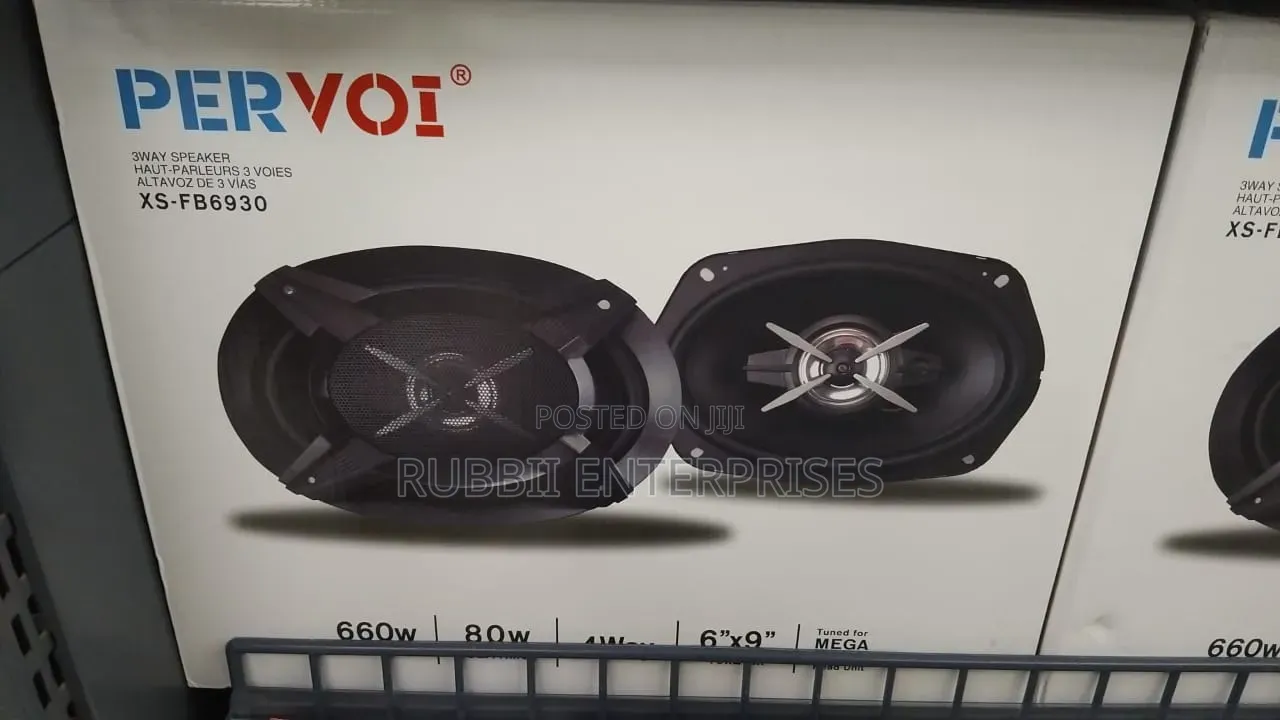 Pervoi Xs-Fb6930 6"X9" 3-Way Car Audio Speakers.