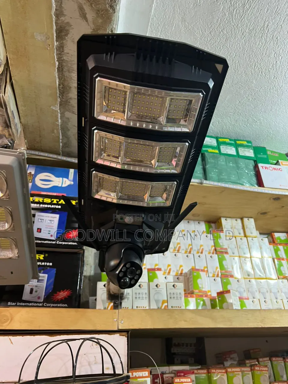 450w Franklinwh Solar Street Light With Single Lense Camera